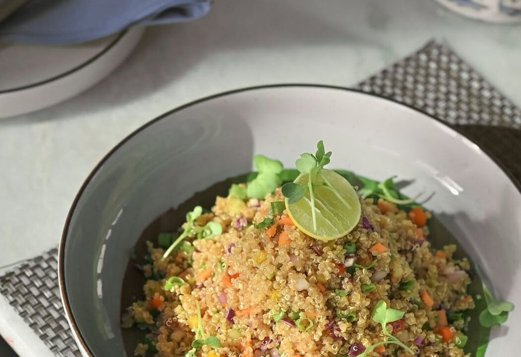 Fried rice with lime and herbs at Nouba Restaurant and Rooftop Lounge, C-Scheme Jaipur