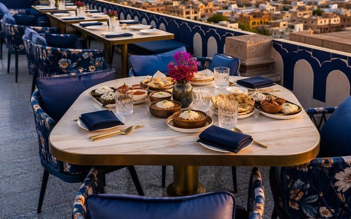 Sunday Lunch Jaipur: Choose 3rd Floor or Rooftop Table
