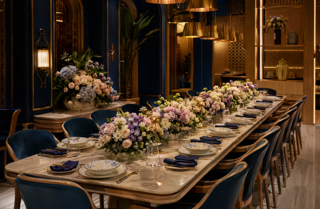 Anniversary Dinner in Jaipur: Choosing Your Table at Nouba Restaurant and Rooftop Lounge, C-Scheme Jaipur