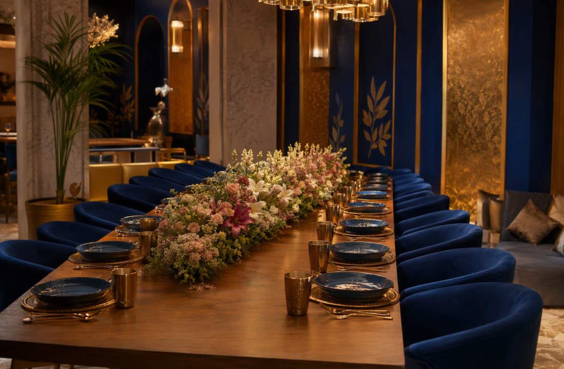 Corporate Dinner Menu Jaipur C Scheme for 15 People at Nouba Restaurant and Rooftop Lounge, C-Scheme Jaipur