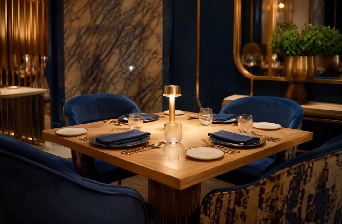 Group Seating Layouts in Jaipur: Tables for Ten at Nouba Restaurant and Rooftop Lounge, C-Scheme Jaipur