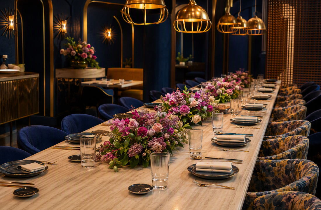 Three Course Birthday Party Menu for 25 in Jaipur at Nouba Restaurant and Rooftop Lounge, C-Scheme Jaipur