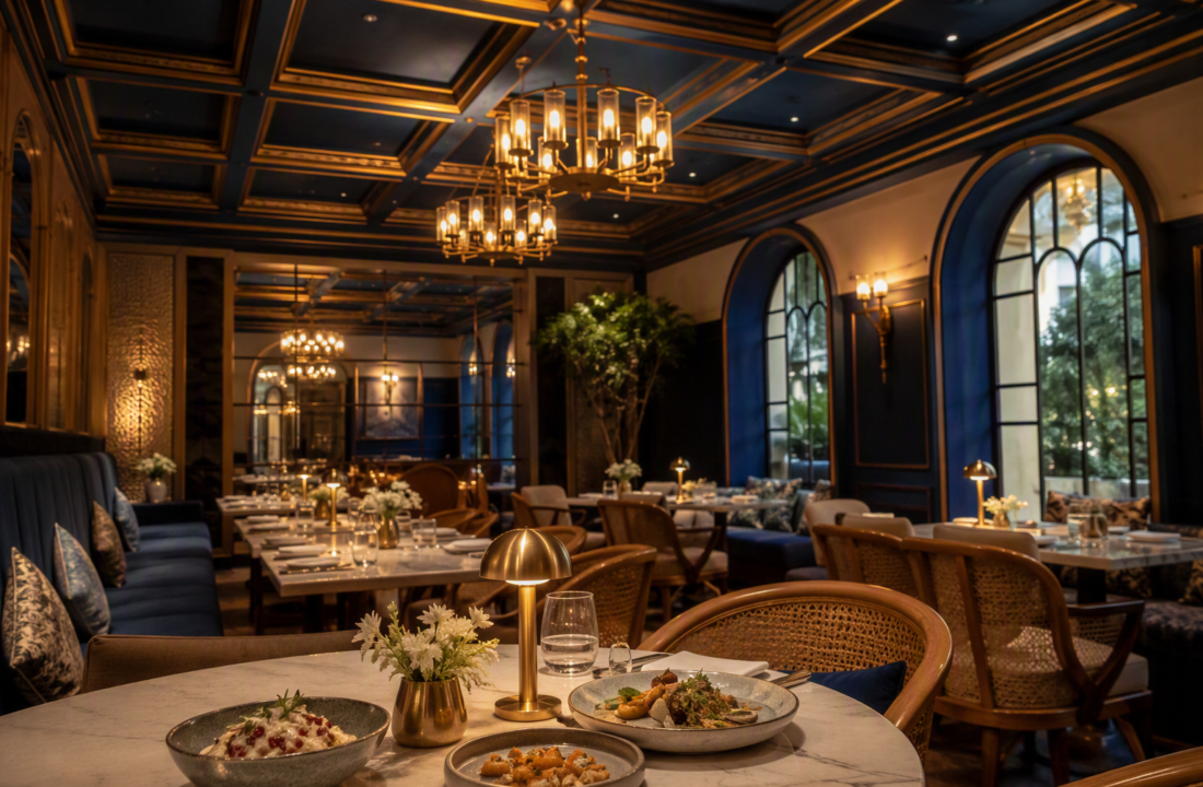 Celebration Dinner with Skyline Views in Jaipur at Nouba Restaurant and Rooftop Lounge, C-Scheme Jaipur