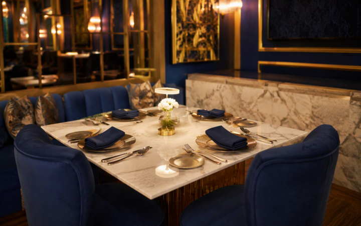 4th Floor Seating Jaipur Electric Blue Map