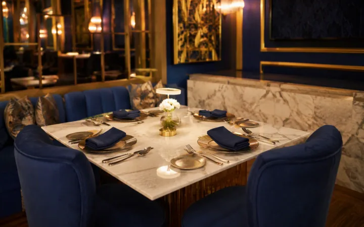 4th Floor Seating Jaipur Electric Blue Map