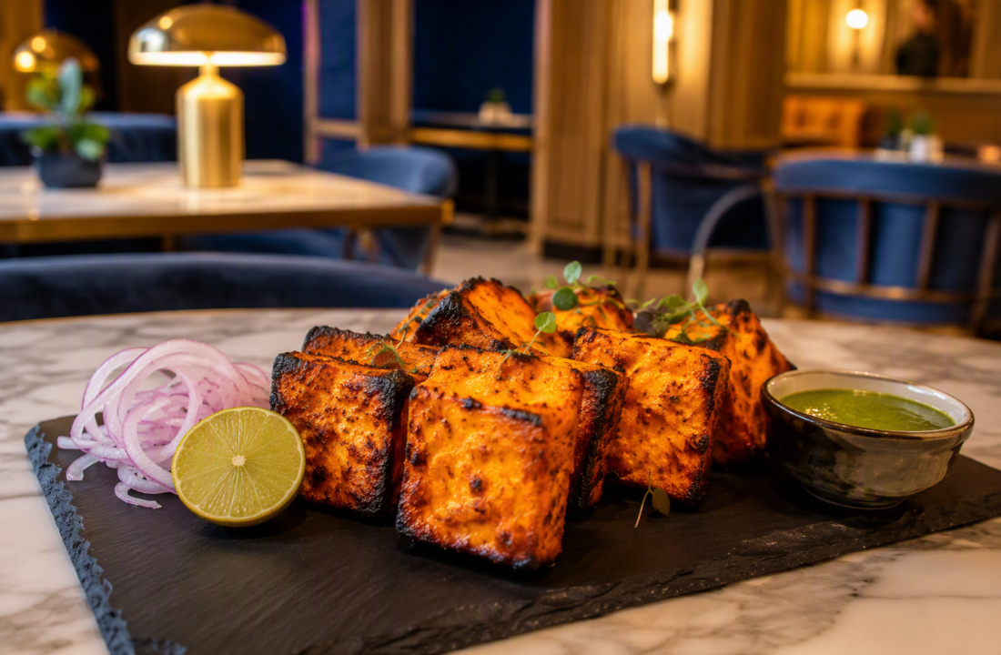Hariyali Paneer Tikka Jaipur for Groups at Nouba Restaurant and Rooftop Lounge, C-Scheme Jaipur
