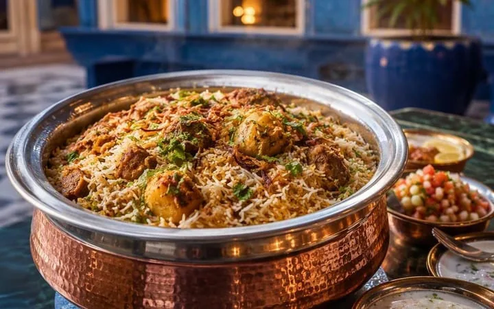 Biryani in Jaipur: Sharing Guide for Rooftop Tables of Four to Ten