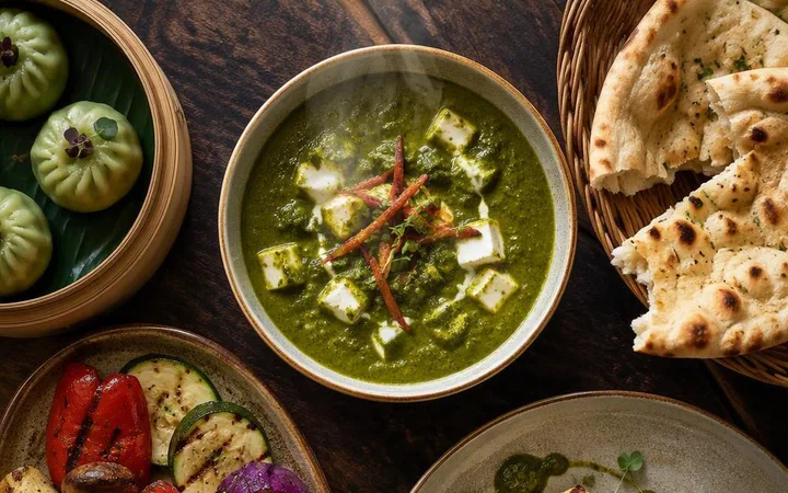 Palak Gravy Pairings Before Beside and After Across Three Kitchens