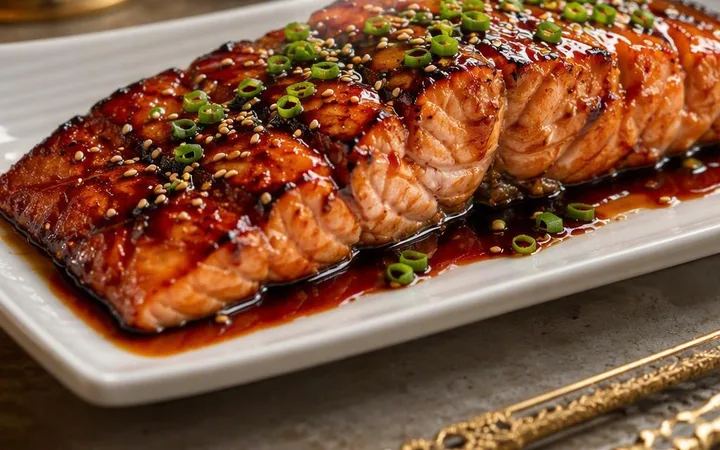 Japanese Restaurant in Jaipur: Teriyaki Grilled Salmon Sharing for Four to Ten