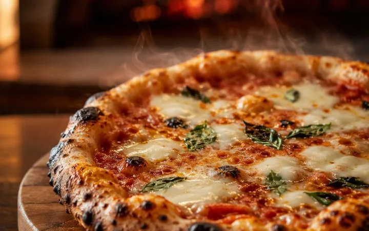 Italian Restaurant Near Me: Wood-Fired Pizza Portions for Tables of Two Four Eight