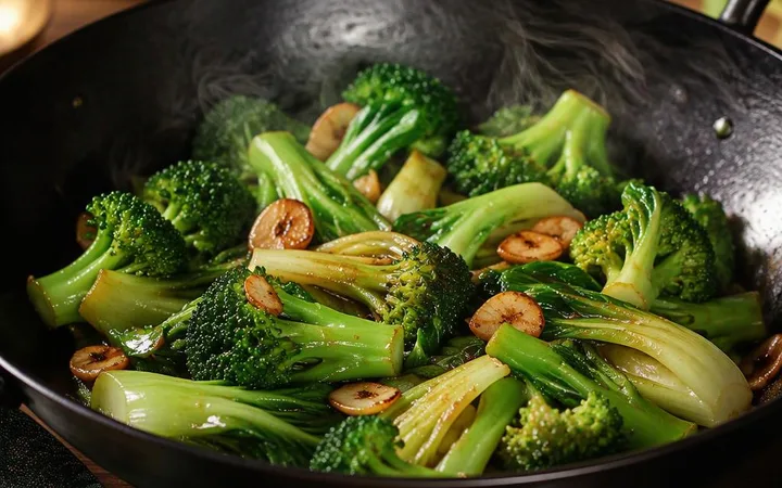 Vegetarian Restaurant Near Me: Pairing Stir-Fried Broccoli and Bok Choy