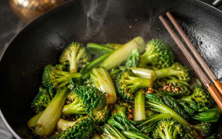 Veg Restaurants Near Me: Stir-Fried Broccoli Bok Choy Costs Per Head