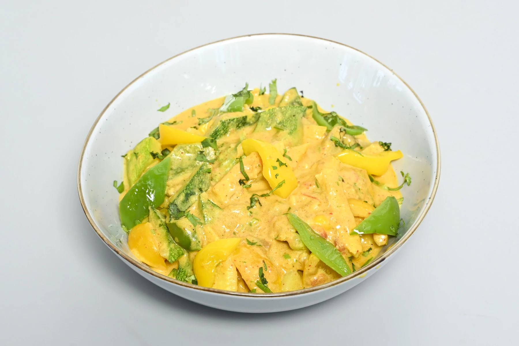 Thai yellow curry at Nouba Jaipur