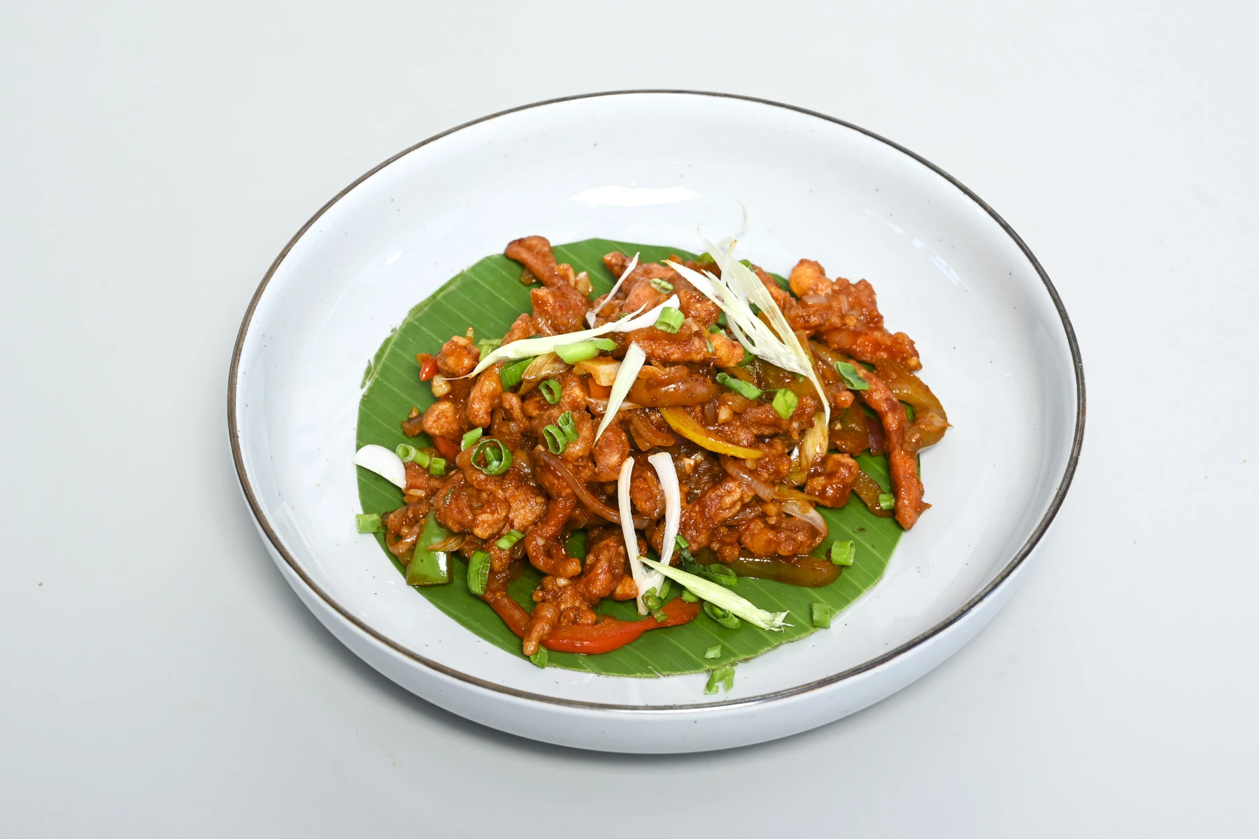 Chilli chicken stir-fry at Nouba
